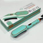 برس حرارتی انزو مدل EN‑4102 دیجیتالی با صفحه سرامیک_ENZO EN‑4102 Digital Ceramic Heated Hair Brush - Image 2