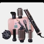 سشوار برس‌دار چرخشی 1500 وات انزو پروفیشینال مدل EN‑760 7 در 1_Enzo Professional 1500W 7-in-1 Rotating Brush Hair Dryer EN‑760