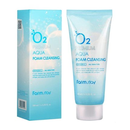 فوم شستشوی صورت آبرسان آکوا پریمیوم فارم استی Aqua Premium Hydrating Facial Wash Foam Farm Stay
