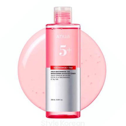 تونر بوستر ترانگزامیک اسید و نیاسینامید آنوا ضدلک و روشن کننده Anua niacinamide TXA brightening booster toner