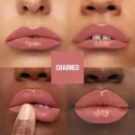 رژ لب مایع براق میبلین مدل Super Stay Vinyl Ink شماره ۱۰۰ سایه CHARMED_Maybelline Super Stay Vinyl Ink Liquid Lipstick No. 100 Shade CHARMED - Image 2
