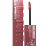 رژ لب مایع براق میبلین مدل Super Stay Vinyl Ink شماره ۴۰ سایه WITTY-Maybelline Super Stay Vinyl Ink Liquid Lipstick No. 40 Shade WITT
