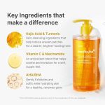 شوینده بدن روشن کننده زردچوبه با اسید کوجیک مدیکوب Medicube Kojic Acid Turmeric Brightening Body Wash - Image 2