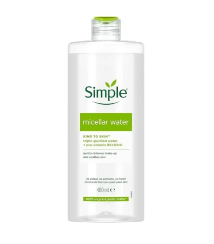 میسلار واتر پوست حساس سیمپل _Simple Kind to Skin Micellar Cleansing Water