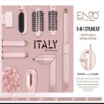 سشوار حالت‌دهنده مو 9 کاره طرح دایسون انزو مدل EN-755_ENZO EN-755 9-in-1 Dyson-Style Hair Dryer & Multi Hair Styler