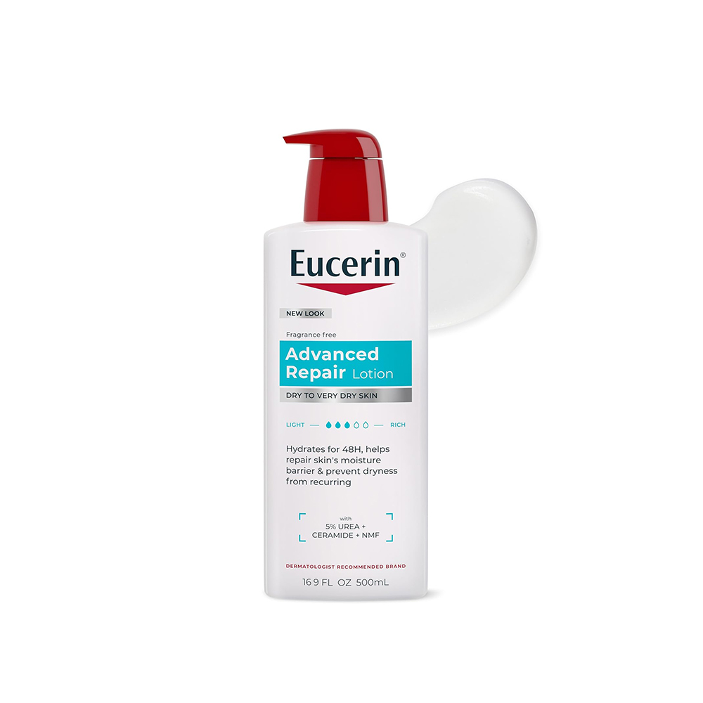 لوسیون بدن اوسرین11 لوسیون بدن ترمیم کننده اوسرین آبرسان پوست خشک _Eucerin Advanced Repair Lotion - Image 1