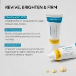 کرم دور چشم دبل ضد تیرگی و ضد چروک قوی دکتر ملاکسین Dr.Melaxin TX Tranexamic Acid Retinalsome Dual Eye Cream - Image 2