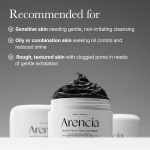 فوم شوینده صورت آرنسیا مدل چای سیاه و برنج موچی؛ پاکسازی عمیق و کنترل چربی پوست_Arencia Black Tea Rice Mochi Cleanser - Image 5