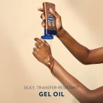 روغن ژل بدن شاین برنز وازلین مدل Glazed & Glisten Golden Hour با رایحه وانیل و کاکائوVaseline Glazed & Glisten Golden Hour Body Gel Oil Glow – Vanilla & Cocoa - Image 2