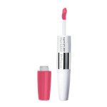رژلب مایع ضدآب 24 ساعته میبلین سوپر استی به همراه بالم تاپ کوت_Maybelline SuperStay 24 2-Step Liquid Lipstick Makeup