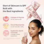 ضد آفتاب جوانساز و روشن‌کننده مدیکوب SPF 50 PA++++ بدون سفیدک_Medicube No Cast Just Glow Collagen Sunscreen SPF 50 PA++++ - Image 4