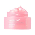 کرم کپسولی کلاژن و PDRN مدی‌کیوب_Medicube PDRN Pink Collagen Capsule Cream