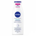 لوسیون بدن نیوآ مدل اکسپرس هیدریشن مناسب پوست نرمال تا خشک_NIVEA Express Hydration Body Lotion for Normal to Dry Skin