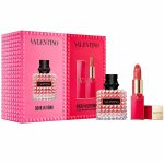 پک عطر و رژلب والنتینو بورن این روما؛ ست هدیه زنانه لوکس_Valentino Born in Roma Eau de Parfum & Rosso Valentino Lipstick Gift Set