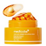 کرم کپسولی کوجیک اسید و زردچوبه روشن کننده و ضد لک مدیکیوب_Medicube Kojic Acid Turmeric Vita Capsule Cream